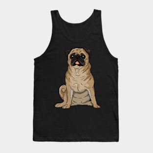 Pug dog Tank Top